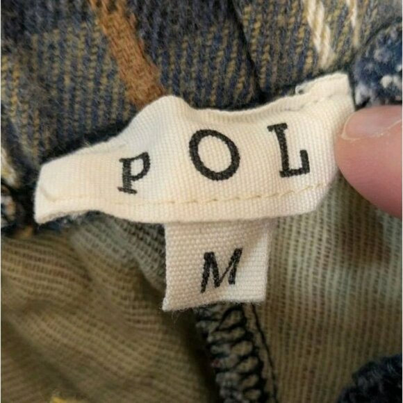 Size Medium Pol Patchwork Cargo Pants Floral Plaid Grunge - Picture 3 of 3